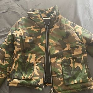 MNML crop fatigue jacket